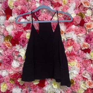 Large black loose top